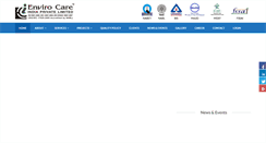Desktop Screenshot of envirocareindia.com